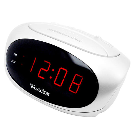 White Super Loud Alarm LED Alarm Clock