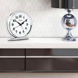 5.50 in. Round Wind-Up Loud Bell Chrome Alarm Clock