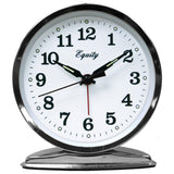 5.50 in. Round Wind-Up Loud Bell Chrome Alarm Clock