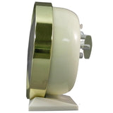 4 in. Round Analog Wind-Up Bell Metal Alarm Clock