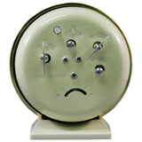 4 in. Round Analog Wind-Up Bell Metal Alarm Clock