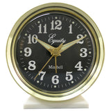 4 in. Round Analog Wind-Up Bell Metal Alarm Clock