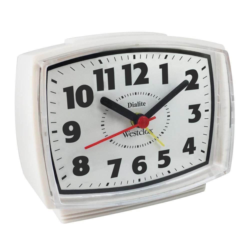 Electric Powered Analog Alarm Clock